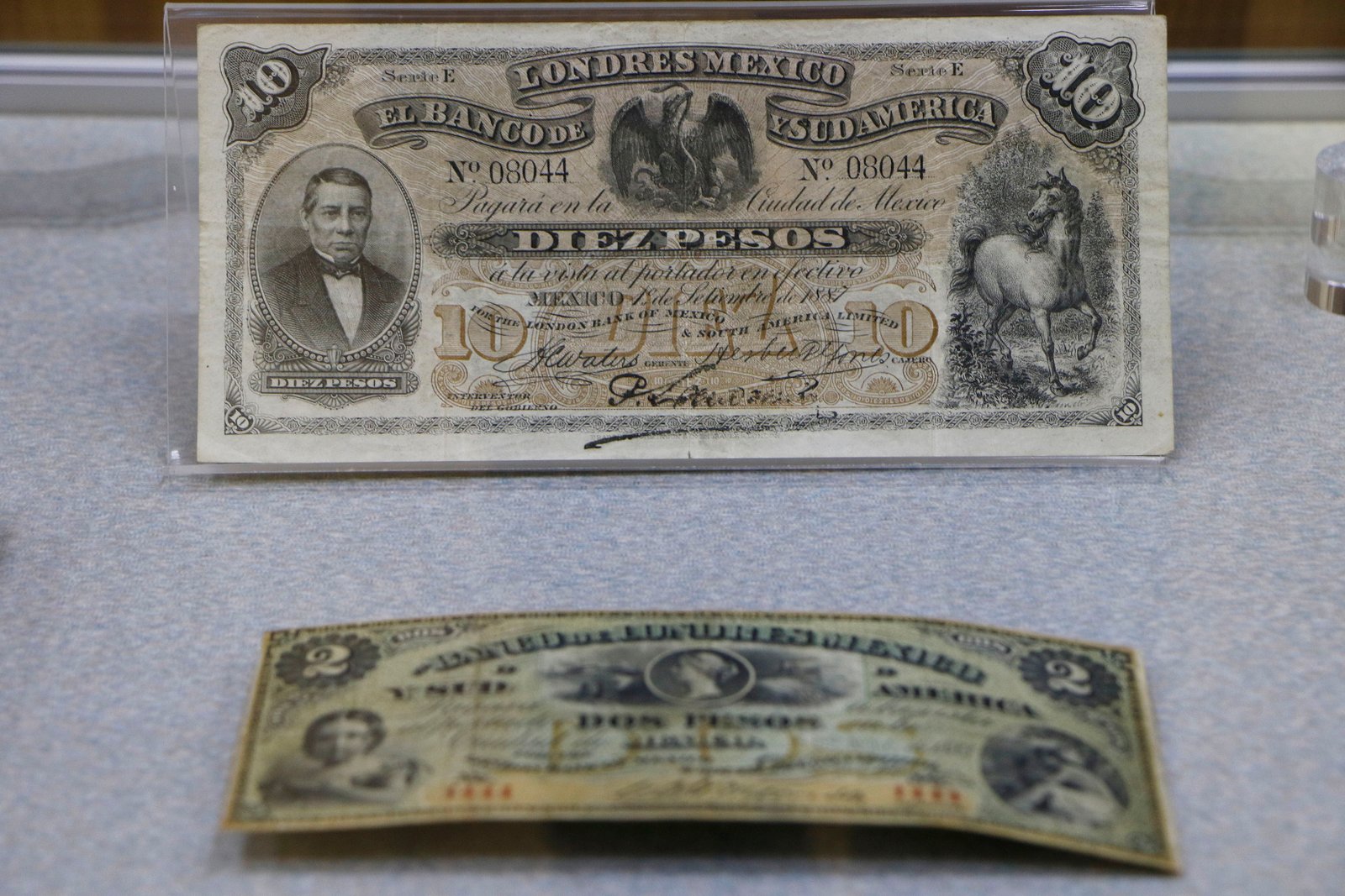 Billete mexicano antiguo
