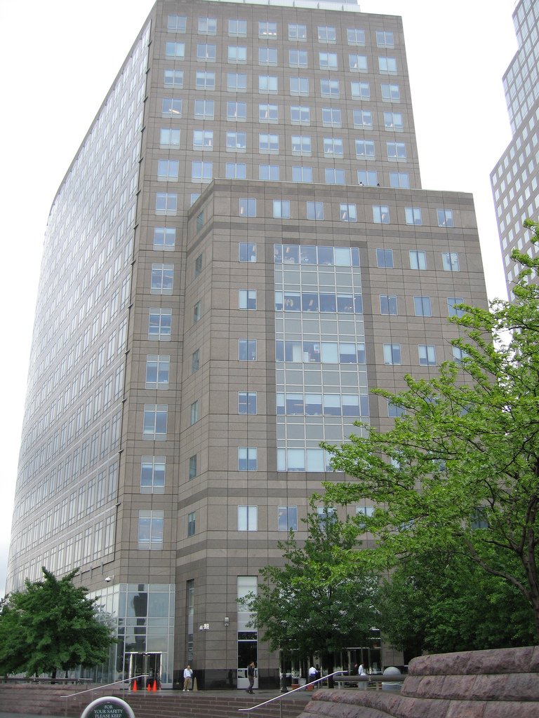 Edificio de la Bolsa Mercantil de Nueva York (NYMEX), mercado histórico de contratos de futuros