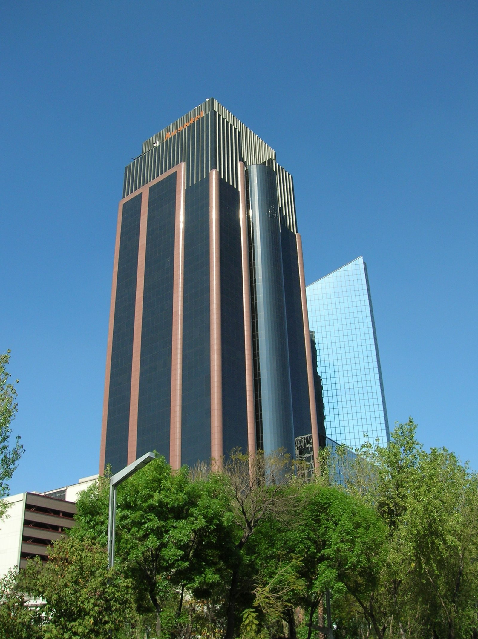 Torre Avantel, edificio sede de la Bolsa Mexicana de Valores en la Ciudad de México
