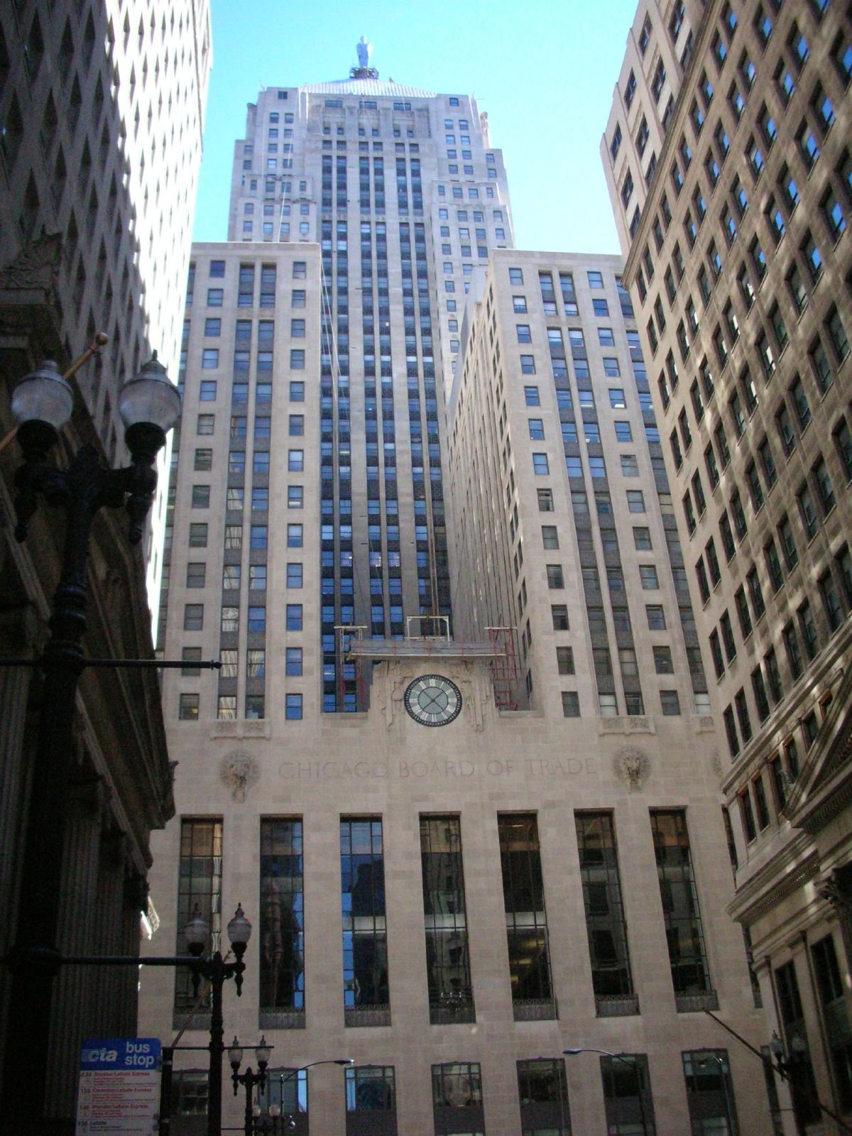Edificio de la Junta de Comercio de Chicago, sede histórica de un mercado de futuros