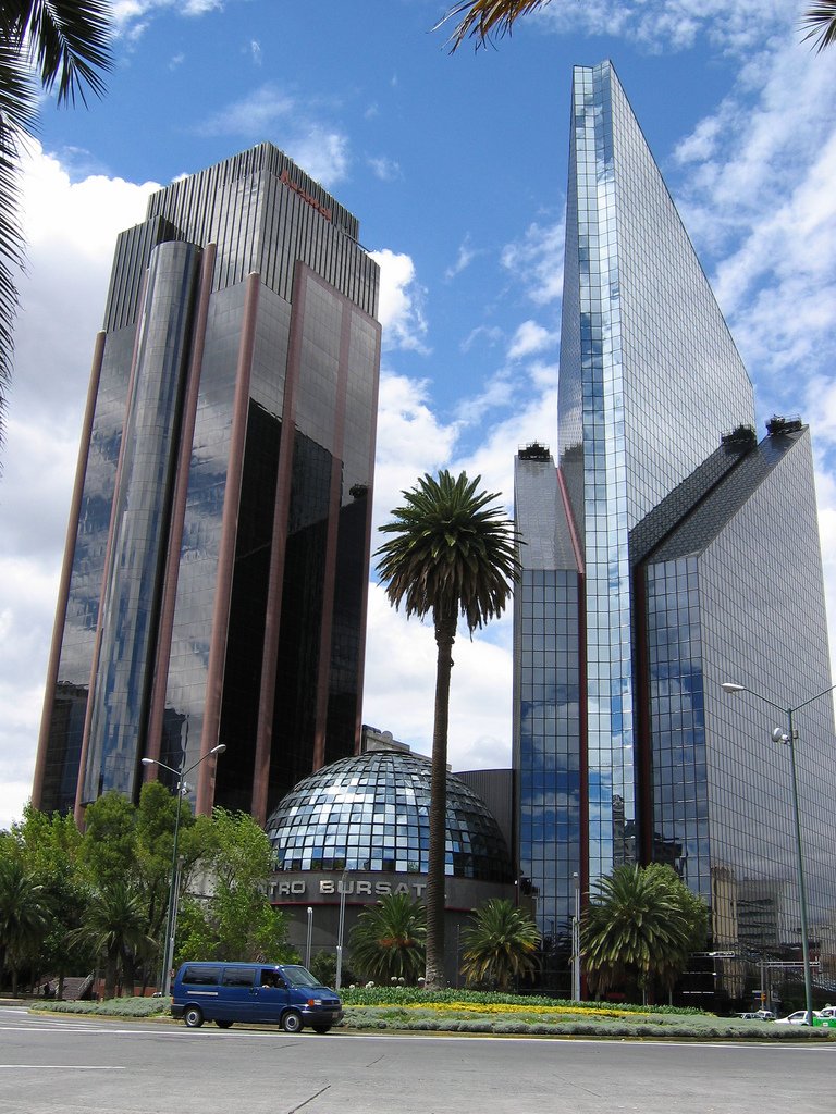 Edificio de la Bolsa Mexicana de Valores en la Ciudad de México
